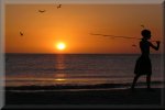 Sunset on Caladesi Beach