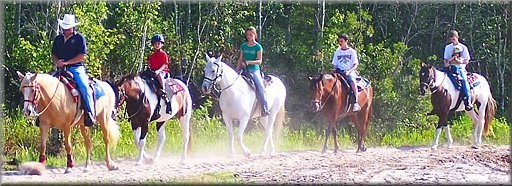 Trail Riding at Horse World, Kissimmee, Florida