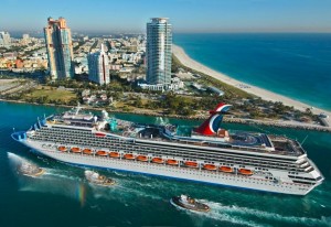 Carnival Valor arriving into Miami Carnival Valor arriving into Miami