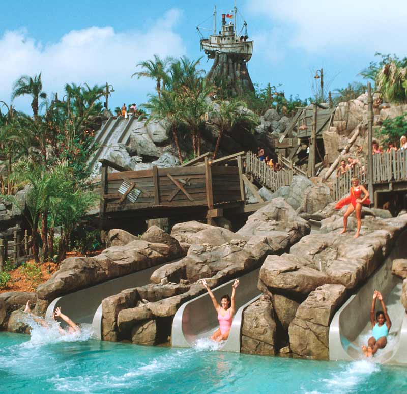 Disney Typhoon Lagoon Waterslides