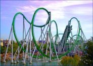 The Incredible Hulk Rollercoaster at Universal Islands of Adventure