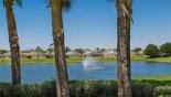 Attractive landscaping on Hampton Lakes