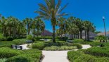 Attractive landscaping around Hampton Lakes