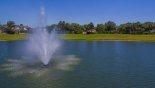 The fountain makes all the difference to the lake views