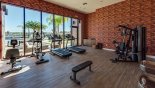 Fitness Centre with views onto pool deck
