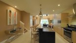 Typical kitchen view towards living room
