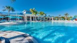View across pool to the clubhouse
