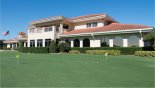 Putting green by clubhouse