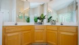 Master ensuite his & hers sinks from Wynnewood 10 Villa for rent in Orlando