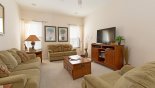 Villa rentals near Disney direct with owner, check out the Family room with large flat screen TV, DVD and PlayStation