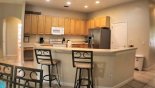 Villa rentals near Disney direct with owner, check out the Breakfast bar with 2 bar stools