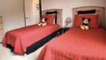 Twin bedroom #4 - www.iwantavilla.com is the best in Orlando vacation Villa rentals