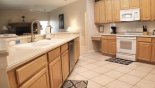Fully fitted kitchen with quality appliances and Corian counter tops - www.iwantavilla.com is your first choice of Villa rentals in Orlando direct with owner