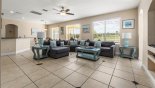 Orlando Villa for rent direct from owner, check out the Family room with views & access onto pool deck