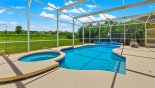Villa rentals in Orlando, check out the Large pool & spa overlooking golf course