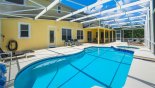 Villa rentals near Disney direct with owner, check out the Pool deck with additional 4 sun loungers - total loungers is 8