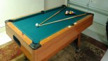 Games room with pool table from Windsor 1 Villa for rent in Orlando