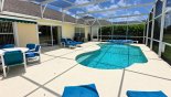 Spacious rental Highlands Reserve Villa in Orlando complete with stunning Pool deck with 4 sun loungers
