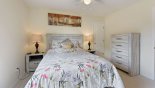 Master bedroom #2 with queen bed - www.iwantavilla.com is the best in Orlando vacation Villa rentals