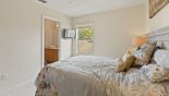 Spacious rental Highlands Reserve Villa in Orlando complete with stunning Master bedroom #2 with wall mounted LCD cable TV
