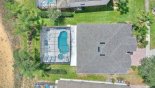 Novel aerial view of villa from directly above where you can see all the from Birchwood + 1 Villa for rent in Orlando