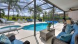View of pool from soft seating area - www.iwantavilla.com is your first choice of Villa rentals in Orlando direct with owner