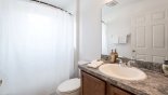 Birchwood 11 Villa rental near Disney with Family bathroom #3 with bath & shower over