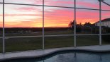 Orlando Villa for rent direct from owner, check out the The sunset from the pool deck