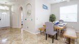 Entrance foyer leading to dining area with this Orlando Villa for rent direct from owner