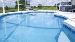 Spacious rental Highlands Reserve Villa in Orlando complete with stunning Oversize pool measures 28'