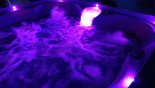 Villa rentals in Orlando, check out the Hot tub light features at night