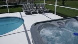 Spacious rental Highlands Reserve Villa in Orlando complete with stunning The bubbling hot tub awaits you....