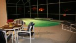 Villa rentals in Orlando, check out the Pool Deck at Night