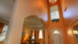 Orlando Villa for rent direct from owner, check out the Entrance foyer viewed towards living room & dining area