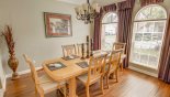 Villa rentals in Orlando, check out the Formal dining room when you want to stay in!