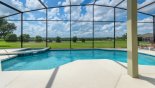 Pool with spectacular west facing golf course views from Santa Maria + 1 Villa for rent in Orlando