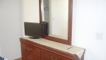 Master 1 bedroom with LCD TV - www.iwantavilla.com is the best in Orlando vacation Villa rentals