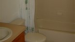 Family bathroom 3 shared by twin bedrooms 3 & 4 from Jasmine 10 Villa for rent in Orlando