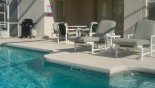 Villa rentals in Orlando, check out the Pool with 2 sun loungers and gas BBQ