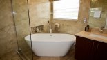 Spacious rental Highlands Reserve Villa in Orlando complete with stunning Master En-Suite Bathroom