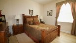 Downstairs Queen Bedroom from Canterbury 10 Villa for rent in Orlando