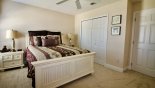 Upstairs Queen Bedroom from Canterbury 10 Villa for rent in Orlando