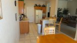 Villa rentals in Orlando, check out the View of kitchen from dining area