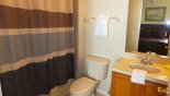 Villa rentals near Disney direct with owner, check out the Master 2 ensuite bathroom with bath & shower over