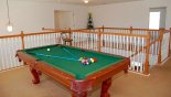 Full size pool table for your gaming pleasure - www.iwantavilla.com is the best in Orlando vacation Villa rentals