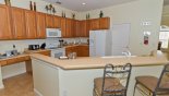 Breakfast bar with this Orlando Villa for rent direct from owner