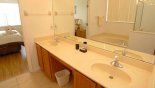 Villa rentals in Orlando, check out the Master 1 ensuite his & hers sinks