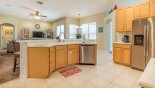 Spacious rental Highlands Reserve Villa in Orlando complete with stunning Fully fitted kitchen with stainless steel appliances