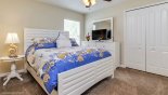 Villa rentals in Orlando, check out the Bedroom 3 with flat screen TV