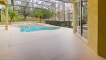 Spacious rental Highlands Reserve Villa in Orlando complete with stunning View of pool & spa from covered lanai